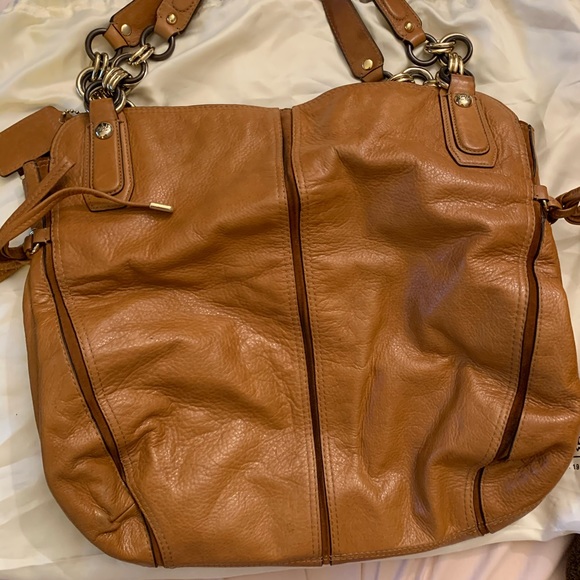 Lovely Natural Leather Coach handbag - Picture 2 of 8